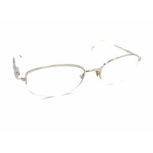 Genny Gold Metal Half Rim Eyeglasses Frames 51-18 140 Italy Designer Men Women
